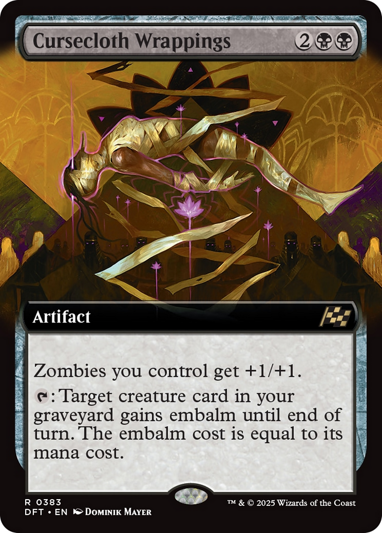 Cursecloth Wrappings (Extended Art) [Aetherdrift] | Game Master's Emporium (The New GME)
