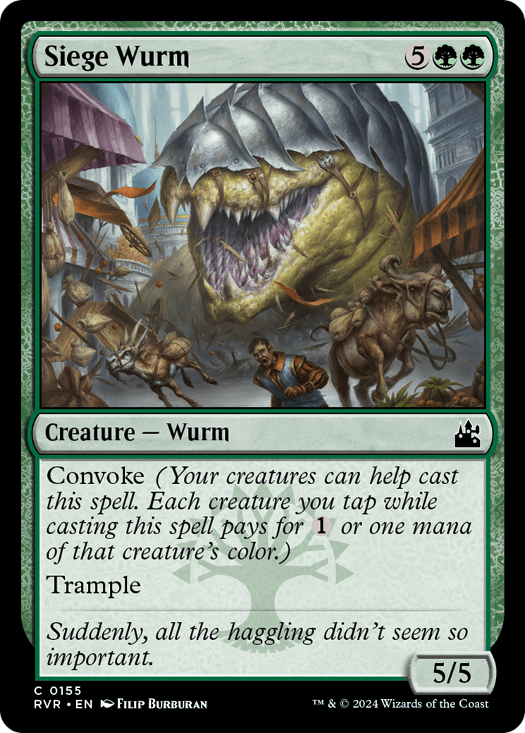 Siege Wurm [Ravnica Remastered] | Game Master's Emporium (The New GME)