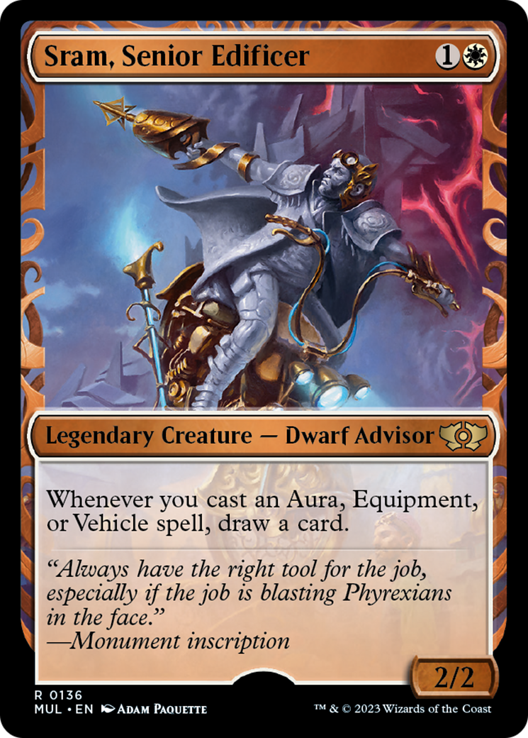 Sram, Senior Edificer (Halo Foil) [Multiverse Legends] | Game Master's Emporium (The New GME)