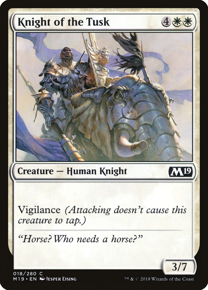 Knight of the Tusk [Core Set 2019] | Game Master's Emporium (The New GME)