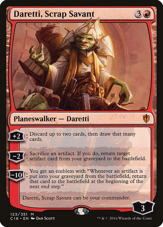Daretti, Scrap Savant [Commander 2016] | Game Master's Emporium (The New GME)