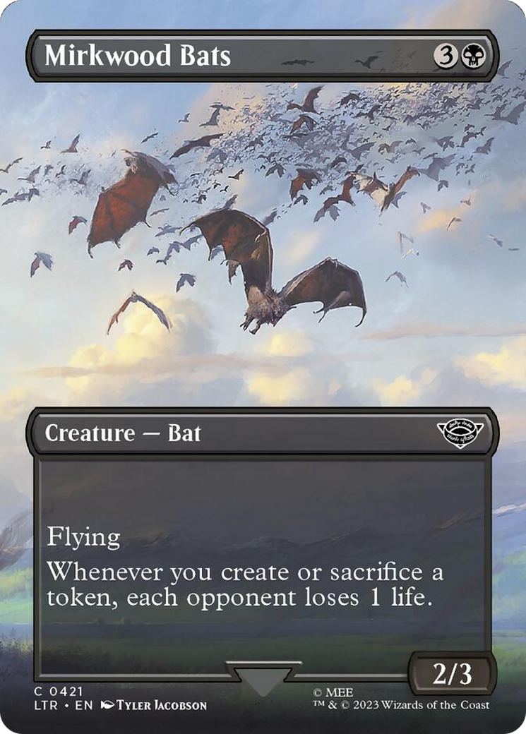 Mirkwood Bats (Borderless Alternate Art) [The Lord of the Rings: Tales of Middle-Earth] | Game Master's Emporium (The New GME)