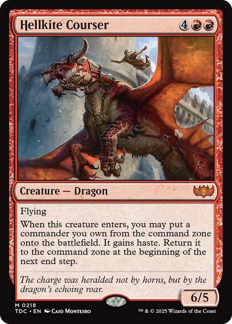 Hellkite Courser [Tarkir: Dragonstorm Commander] | Game Master's Emporium (The New GME)