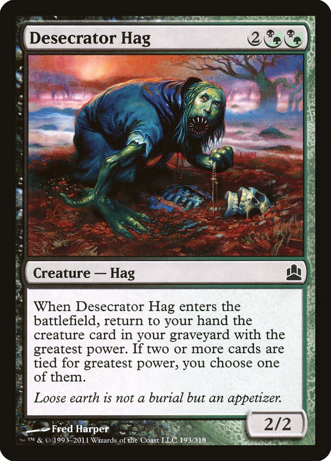 Desecrator Hag [Commander 2011] | Game Master's Emporium (The New GME)
