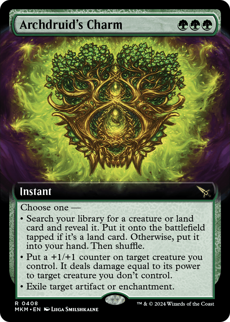 Archdruid's Charm (Extended Art) [Murders at Karlov Manor] | Game Master's Emporium (The New GME)