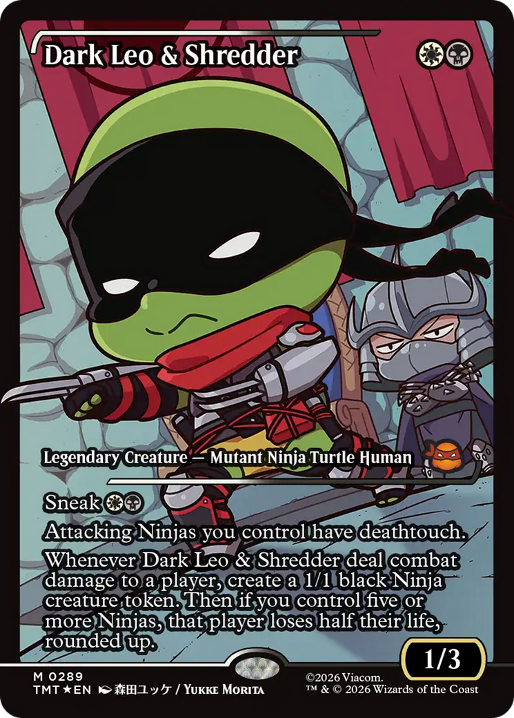 Dark Leo & Shredder (Showcase) [Teenage Mutant Ninja Turtles] | Game Master's Emporium (The New GME)