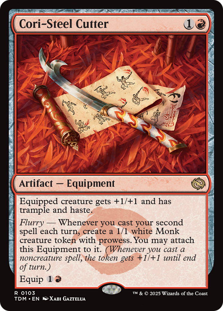 Cori-Steel Cutter (Borderless) [Tarkir: Dragonstorm] | Game Master's Emporium (The New GME)