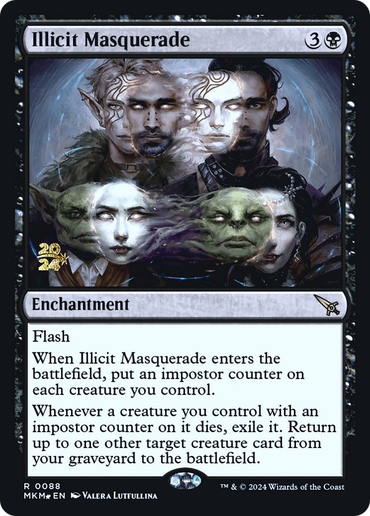 Illicit Masquerade [Murders at Karlov Manor Prerelease Promos] | Game Master's Emporium (The New GME)