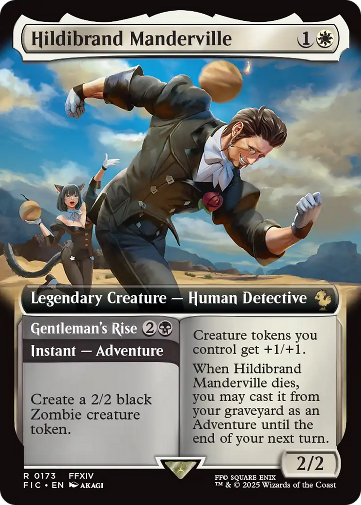 Hildibrand Manderville // Gentleman's Rise (Extended Art) [FINAL FANTASY Commander] | Game Master's Emporium (The New GME)