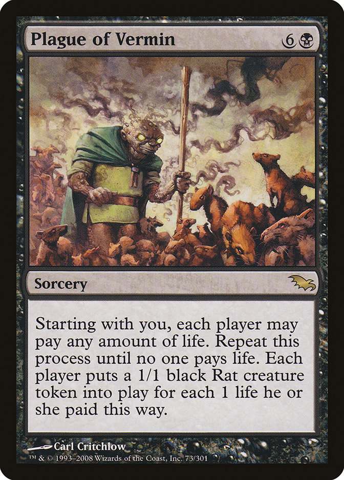 Plague of Vermin [Shadowmoor] | Game Master's Emporium (The New GME)