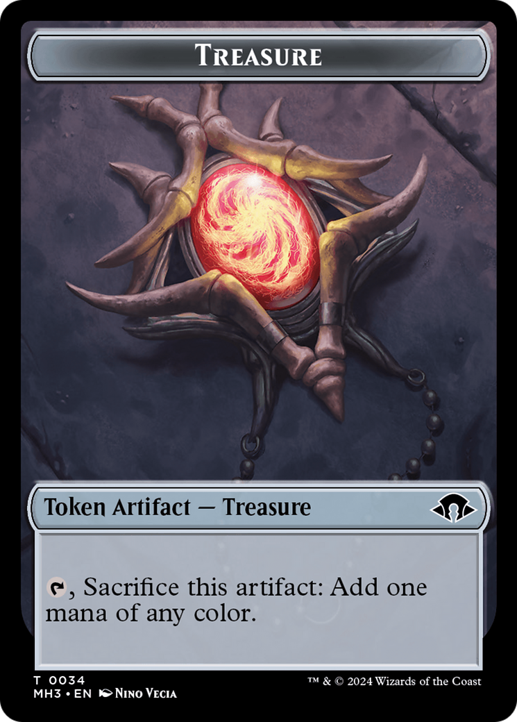 Phyrexian Germ // Treasure Double-Sided Token [Modern Horizons 3 Tokens] | Game Master's Emporium (The New GME)