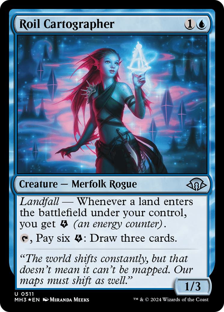 Roil Cartographer (Ripple Foil) [Modern Horizons 3] | Game Master's Emporium (The New GME)