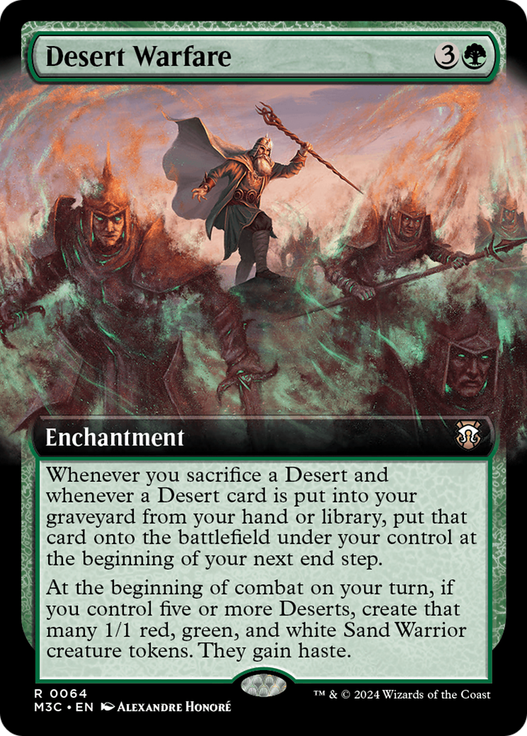 Desert Warfare (Extended Art) [Modern Horizons 3 Commander] | Game Master's Emporium (The New GME)