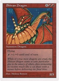 Shivan Dragon (Oversized) [Oversize Cards] | Game Master's Emporium (The New GME)
