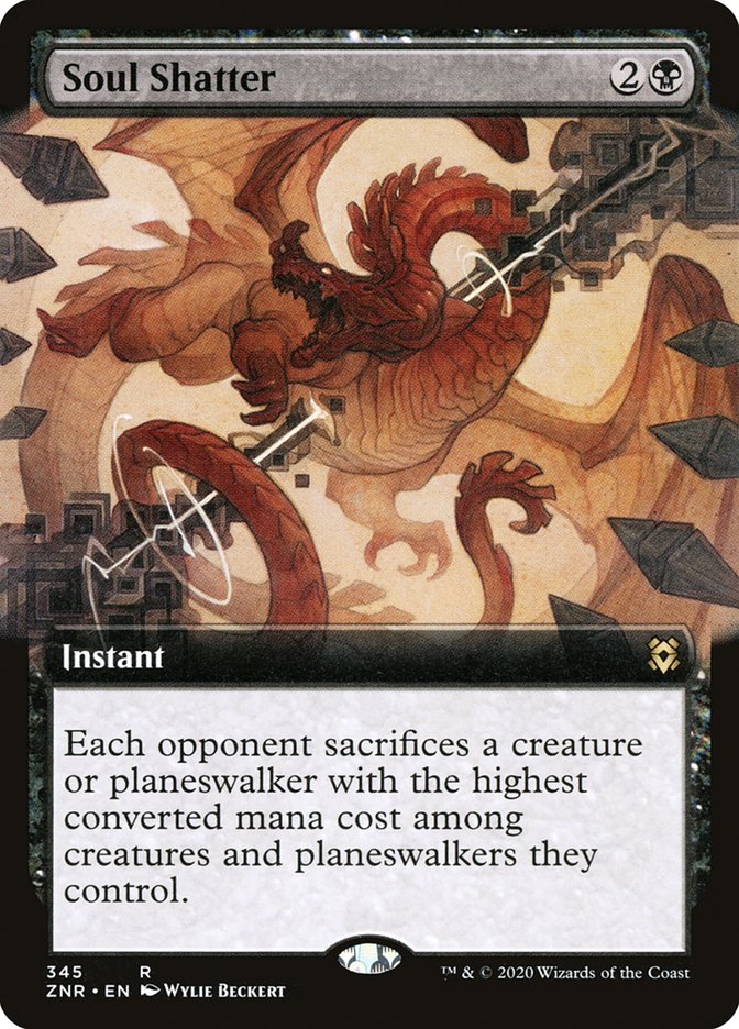 Soul Shatter (Extended Art) [Zendikar Rising] | Game Master's Emporium (The New GME)