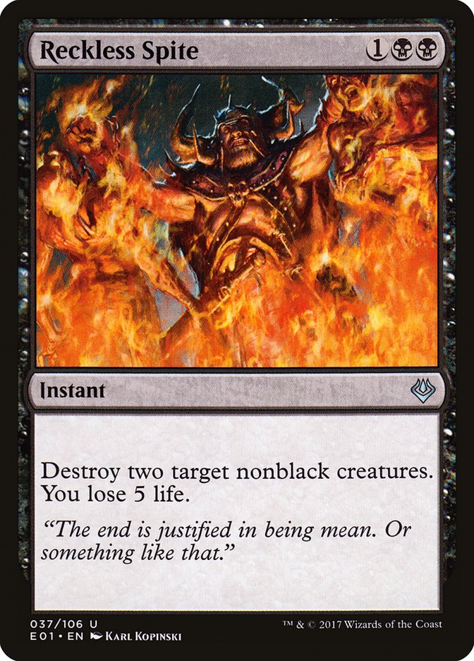 Reckless Spite [Archenemy: Nicol Bolas] | Game Master's Emporium (The New GME)