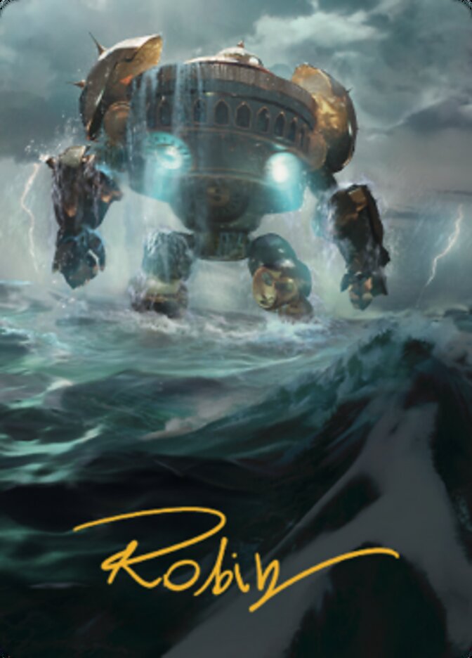 Island Art Card (Gold-Stamped Signature) [The Brothers' War Art Series] | Game Master's Emporium (The New GME)