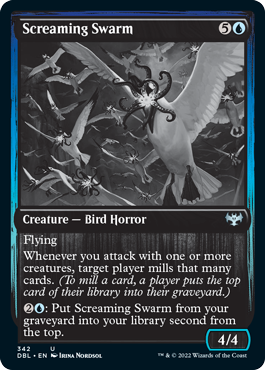 Screaming Swarm [Innistrad: Double Feature] | Game Master's Emporium (The New GME)