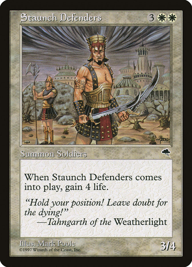 Staunch Defenders [Tempest] | Game Master's Emporium (The New GME)