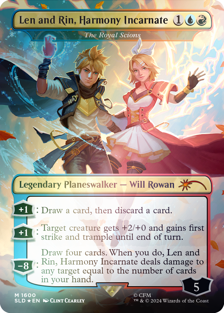 Len and Rin, Harmony Incarnate - The Royal Scions (Rainbow Foil) [Secret Lair Drop Series] | Game Master's Emporium (The New GME)