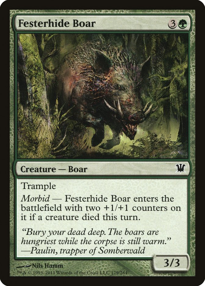Festerhide Boar [Innistrad] | Game Master's Emporium (The New GME)