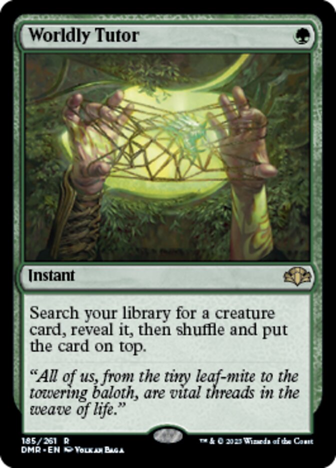 Worldly Tutor [Dominaria Remastered] | Game Master's Emporium (The New GME)