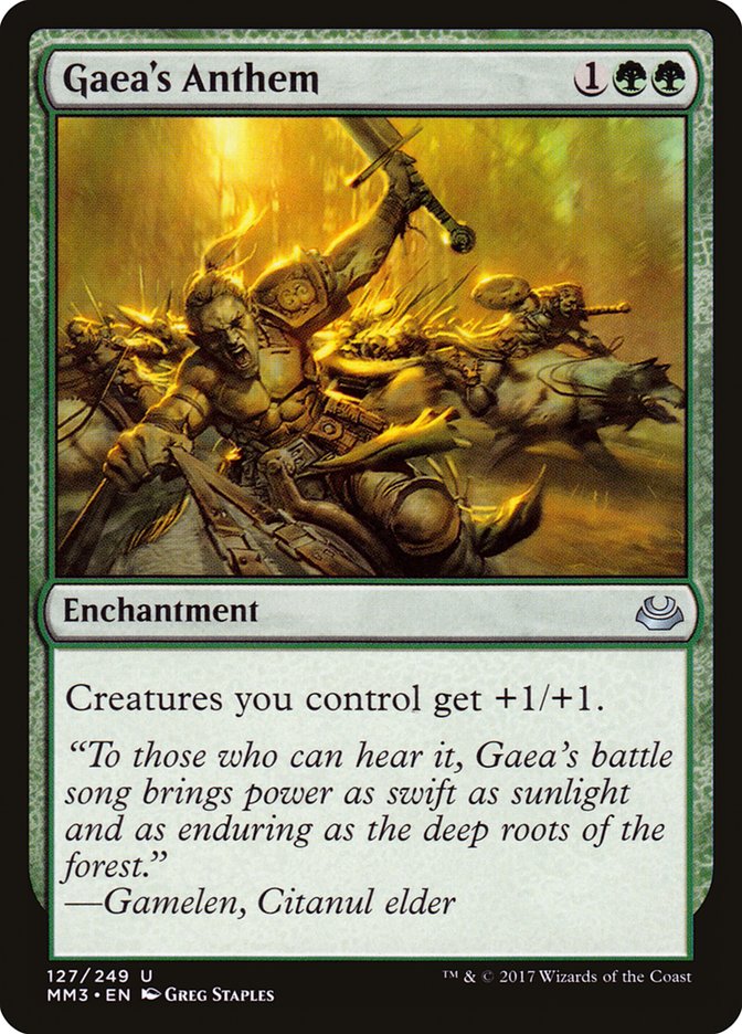 Gaea's Anthem [Modern Masters 2017] | Game Master's Emporium (The New GME)