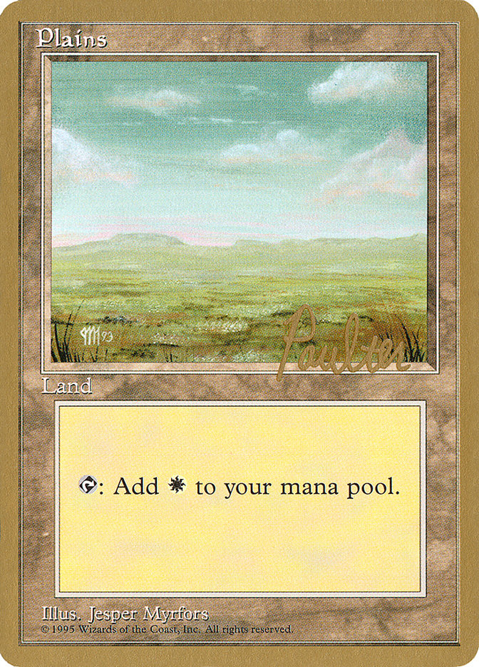 Plains (pp364) (Preston Poulter) [Pro Tour Collector Set] | Game Master's Emporium (The New GME)