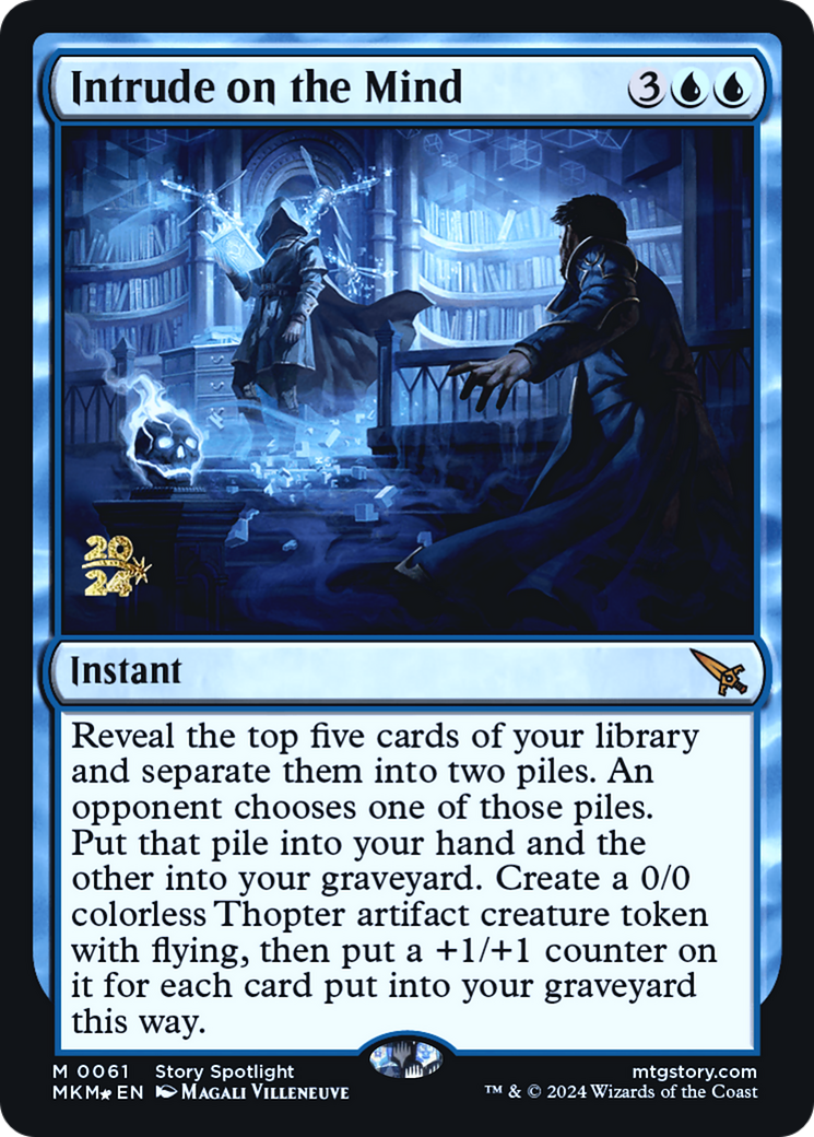 Intrude on the Mind [Murders at Karlov Manor Prerelease Promos] | Game Master's Emporium (The New GME)