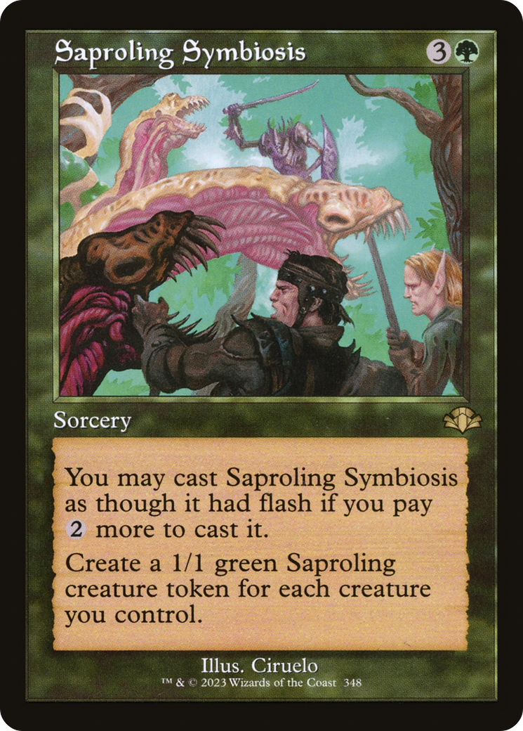 Saproling Symbiosis (Retro) [Dominaria Remastered] | Game Master's Emporium (The New GME)