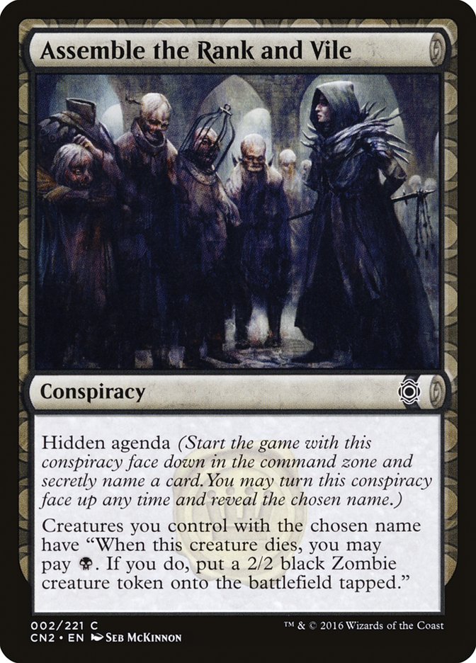 Assemble the Rank and Vile [Conspiracy: Take the Crown] | Game Master's Emporium (The New GME)