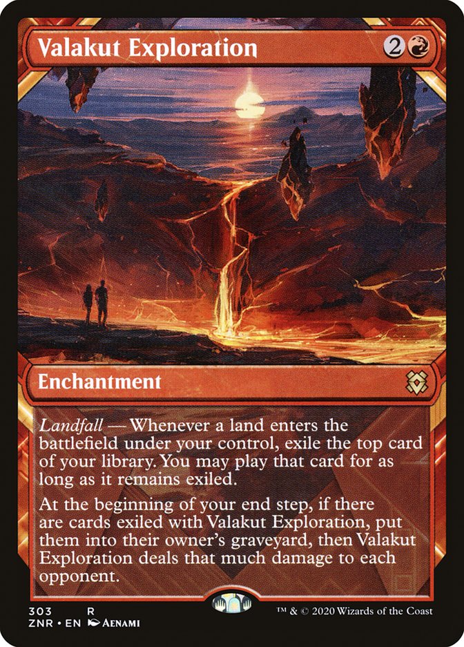 Valakut Exploration (Showcase) [Zendikar Rising] | Game Master's Emporium (The New GME)