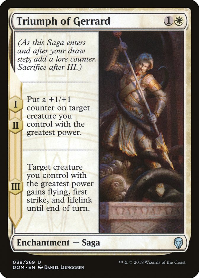 Triumph of Gerrard [Dominaria] | Game Master's Emporium (The New GME)