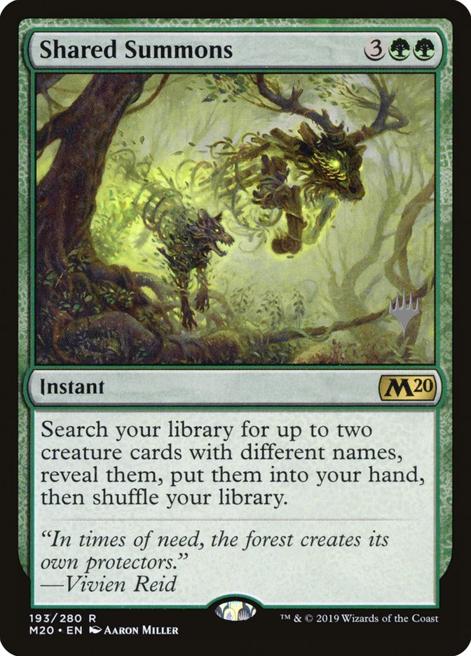Shared Summons (Promo Pack) [Core Set 2020 Promos] | Game Master's Emporium (The New GME)