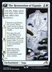 The Restoration of Eiganjo // Architect of Restoration [Kamigawa: Neon Dynasty Prerelease Promos] | Game Master's Emporium (The New GME)