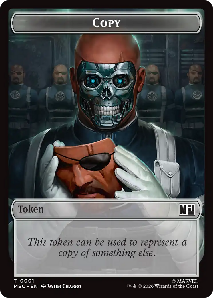 Copy (001) // Ape Villain (010) Double-Sided Token [Marvel Super Heroes Commander Tokens] | Game Master's Emporium (The New GME)