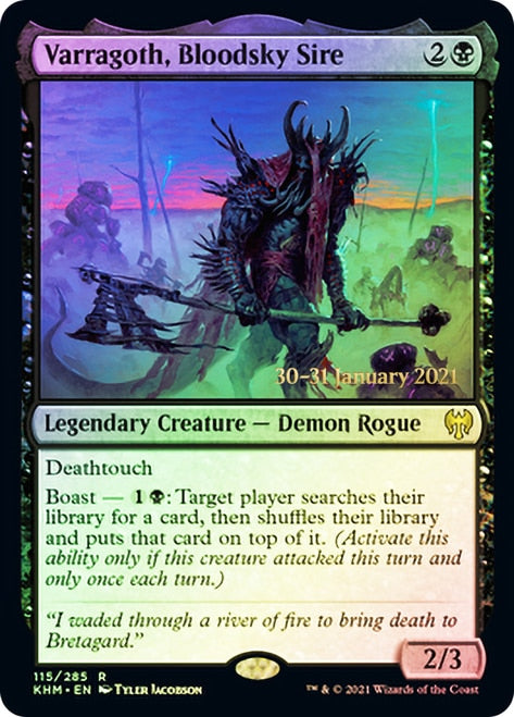 Varragoth, Bloodsky Sire [Kaldheim Prerelease Promos] | Game Master's Emporium (The New GME)