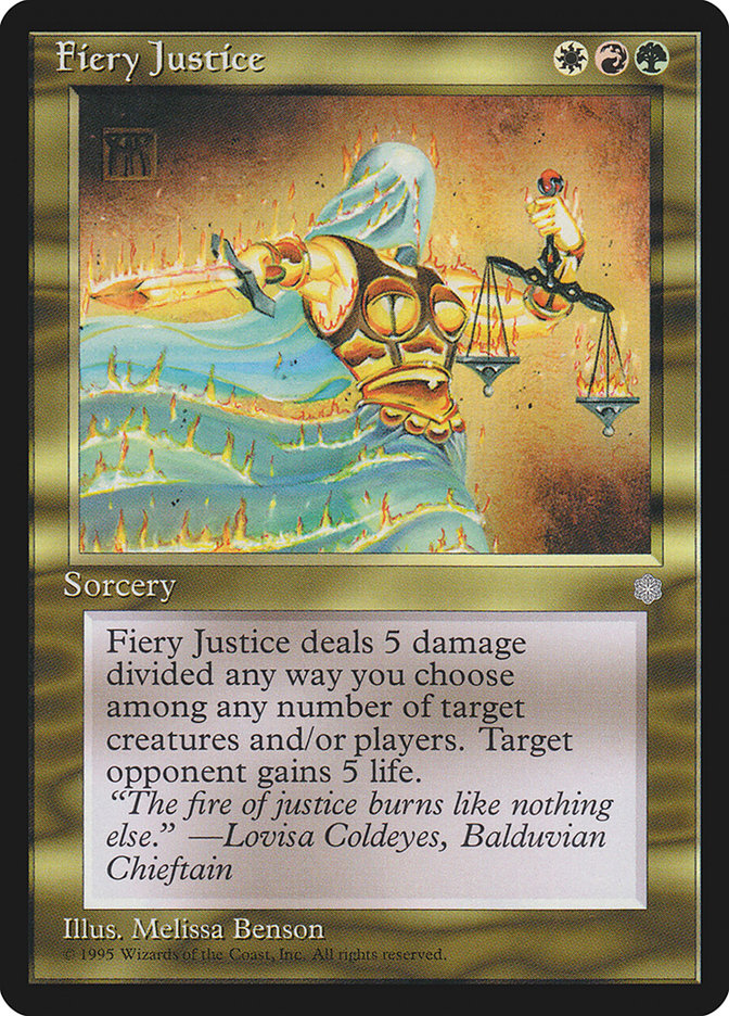Fiery Justice [Ice Age] | Game Master's Emporium (The New GME)