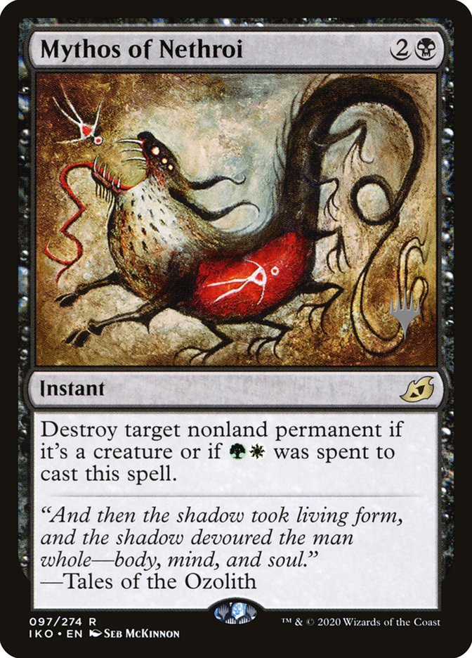 Mythos of Nethroi (Promo Pack) [Ikoria: Lair of Behemoths Promos] | Game Master's Emporium (The New GME)