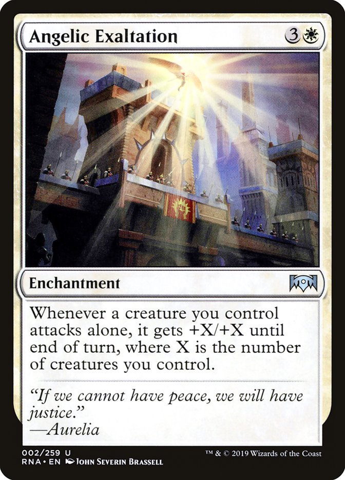 Angelic Exaltation [Ravnica Allegiance] | Game Master's Emporium (The New GME)