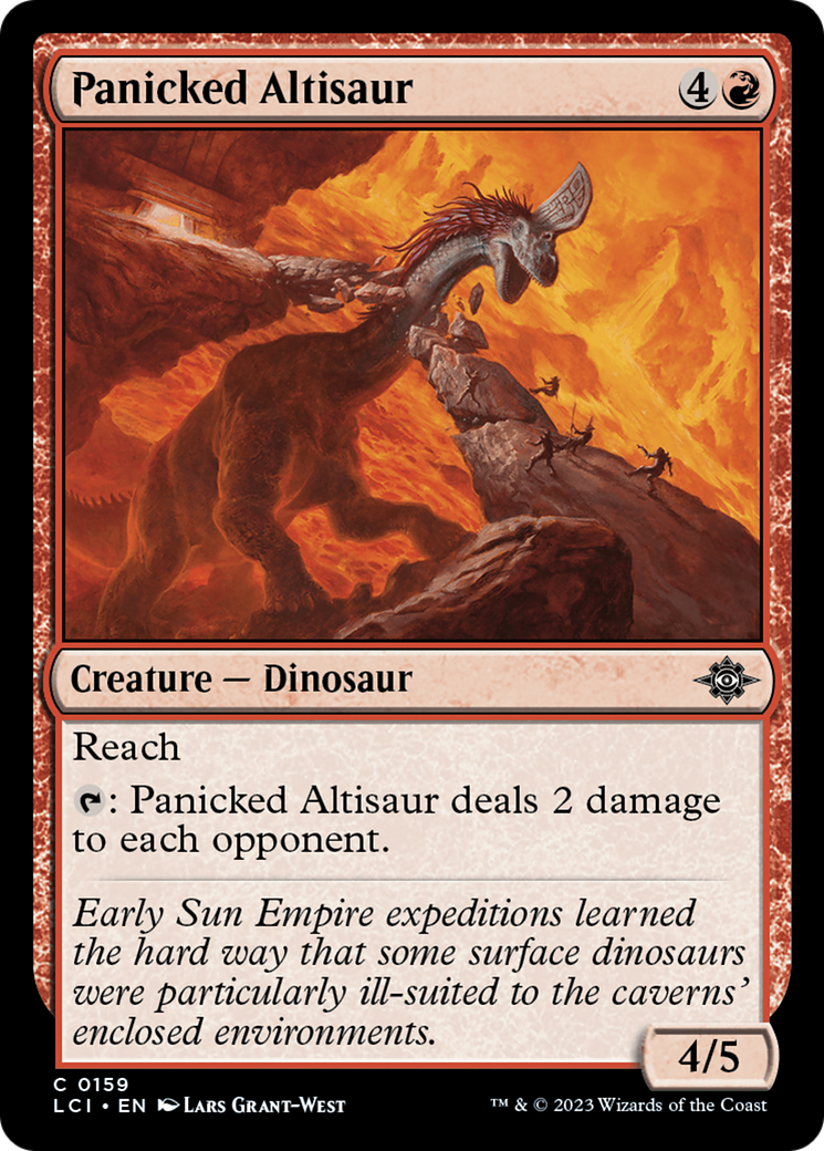 Panicked Altisaur [The Lost Caverns of Ixalan] | Game Master's Emporium (The New GME)