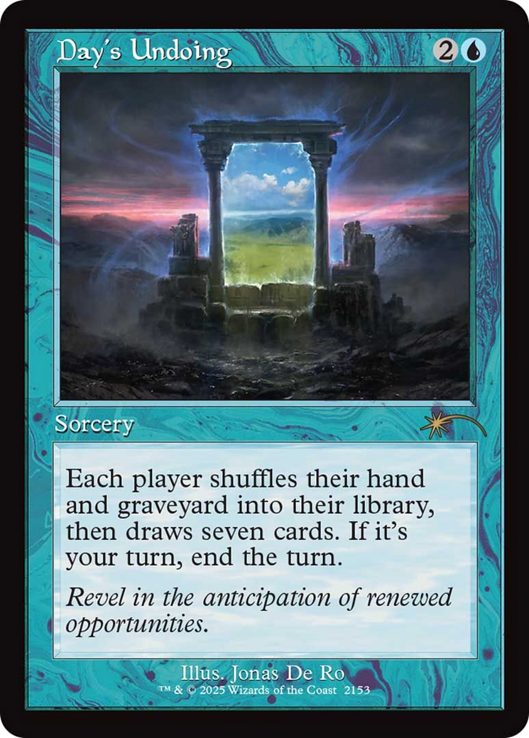 Day's Undoing (Retro Frame) [Secret Lair Drop Series] | Game Master's Emporium (The New GME)