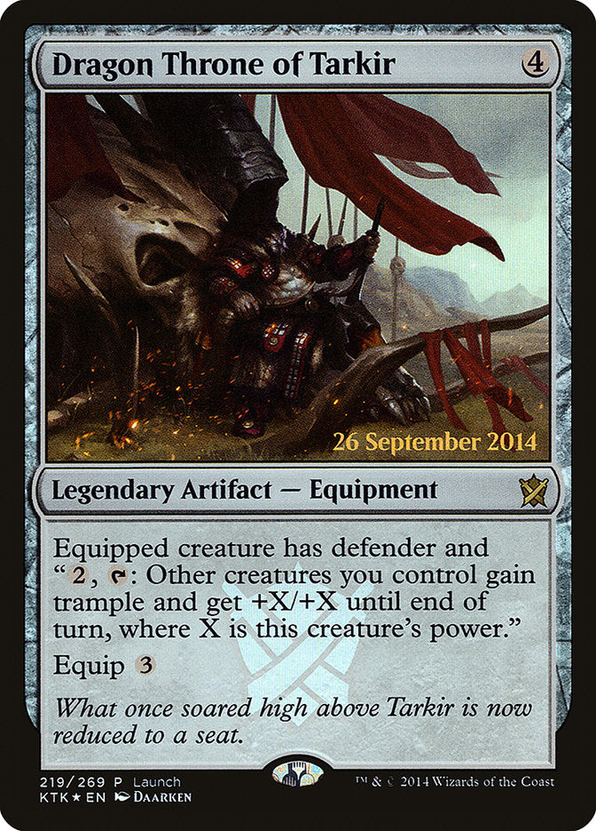 Dragon Throne of Tarkir (Launch) [Khans of Tarkir Prerelease Promos] | Game Master's Emporium (The New GME)