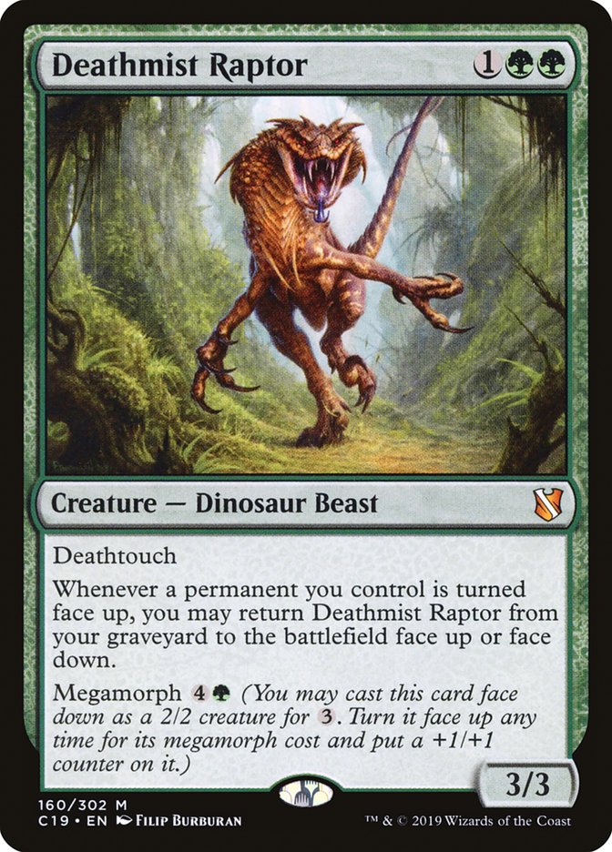 Deathmist Raptor [Commander 2019] | Game Master's Emporium (The New GME)