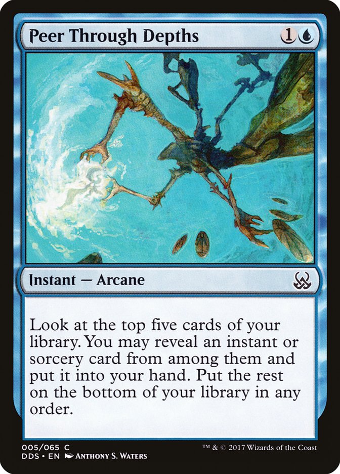 Peer Through Depths [Duel Decks: Mind vs. Might] | Game Master's Emporium (The New GME)