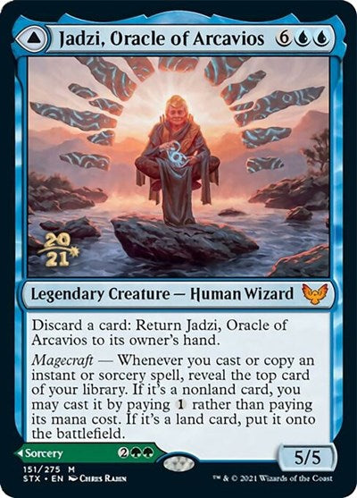 Jadzi, Oracle of Arcavios // Journey to the Oracle [Strixhaven: School of Mages Prerelease Promos] | Game Master's Emporium (The New GME)