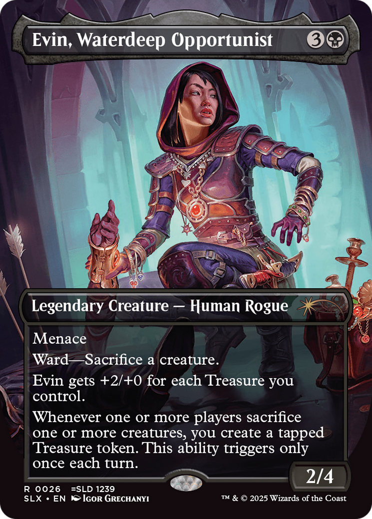 Evin, Waterdeep Opportunist [Secret Lair: Universes Within] | Game Master's Emporium (The New GME)