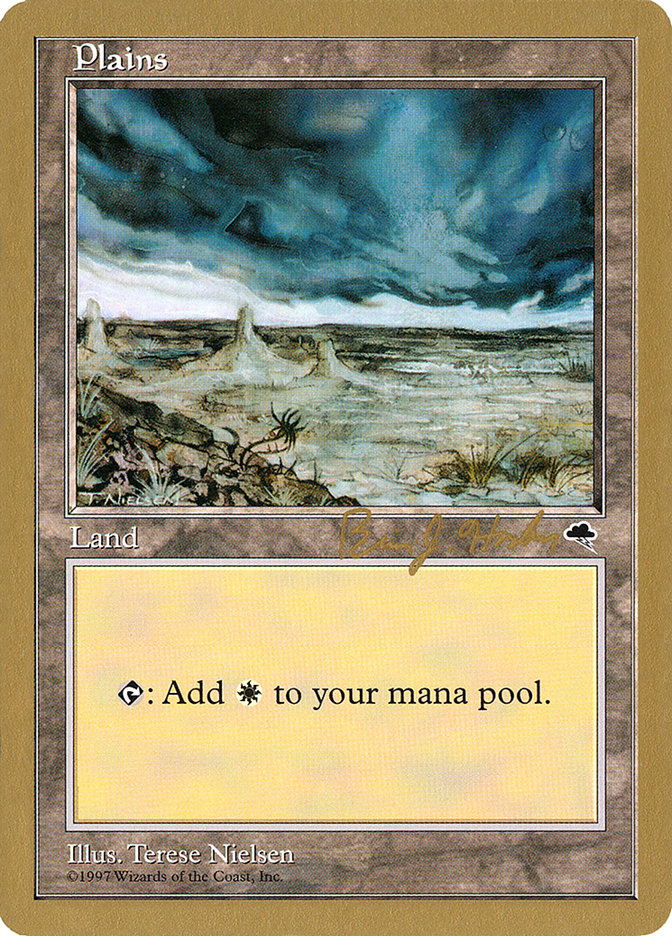 Plains (bh334) (Brian Hacker) [World Championship Decks 1998] | Game Master's Emporium (The New GME)