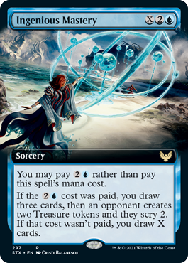 Ingenious Mastery (Extended Art) [Strixhaven: School of Mages] | Game Master's Emporium (The New GME)