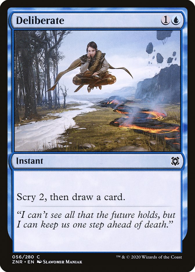 Deliberate [Zendikar Rising] | Game Master's Emporium (The New GME)